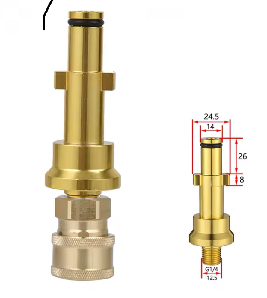 Nilfisk Nozzle 1/4'' Quick Connector and Nozzles